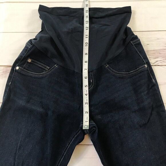 Indigo Blue Secret Fit Belly Stretch Ankle Maternity Jeggings - Picture 5 of 15